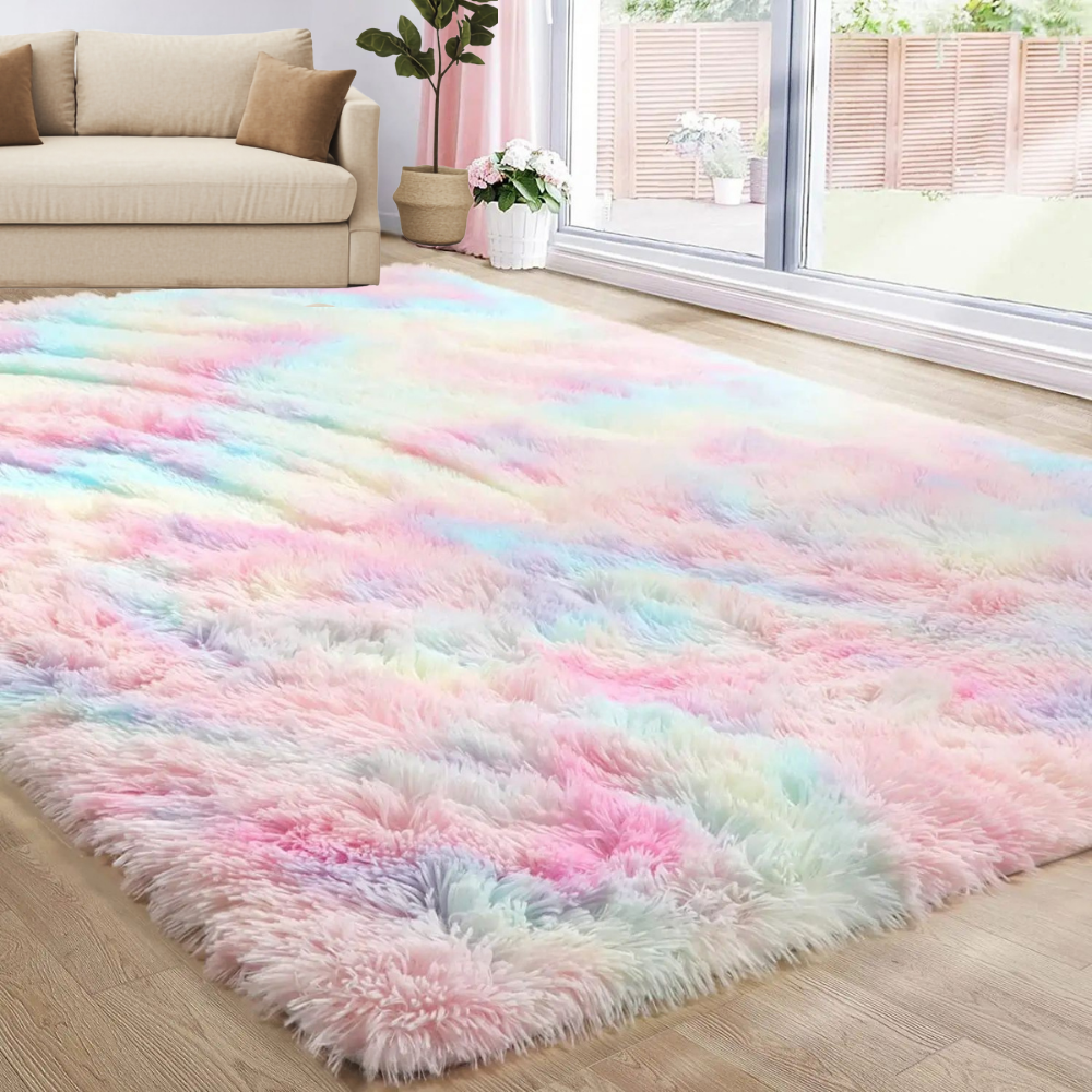 tapis-chambre-fille-floral
