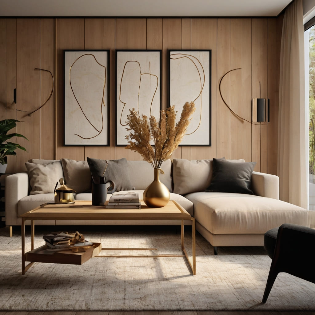 decoration murale salon techniques de design fondamentales