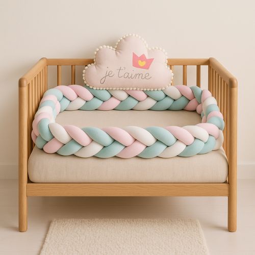 Tresse de lit bebe brossage securite