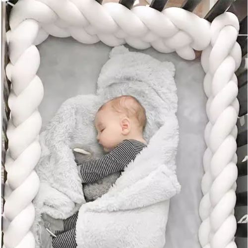 Tresse de lit  bebe blan royale