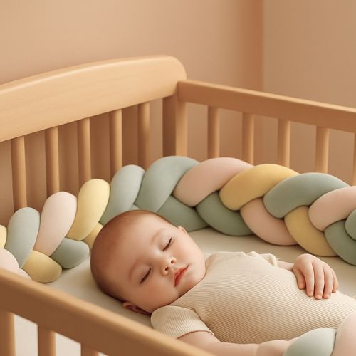 Tresse de lit bebe sensorielle bebe dorment 