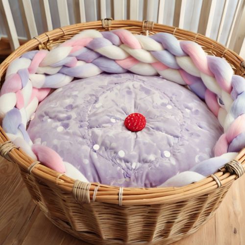 Tresse de lit cocooning decoration chambre bebe