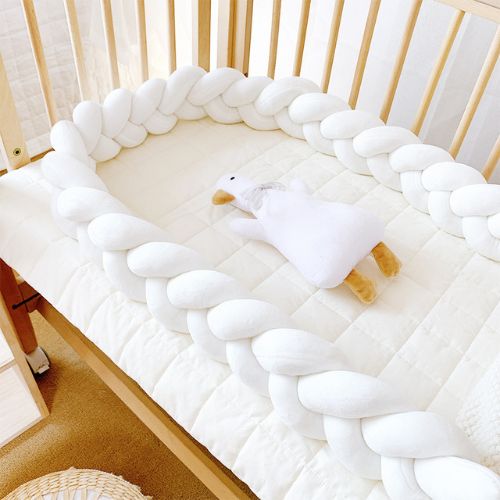 Tresse de lit bebe blanc distinction