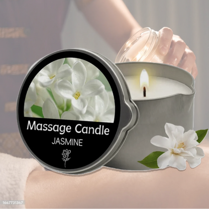 bougie de massage beaute jasmin