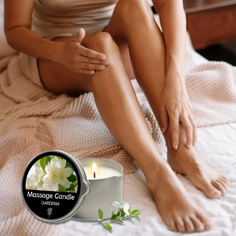 bougie de massage sensorielle