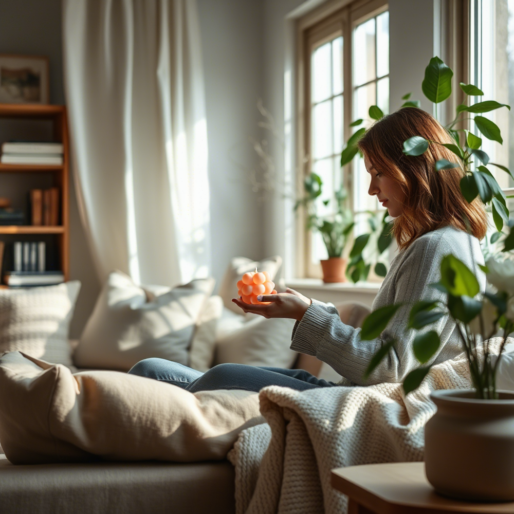 bougie rituel quotidien