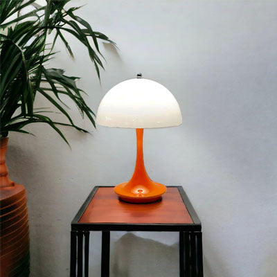 lampe champignon vue face retro