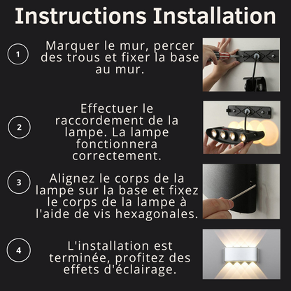 LUMINAIRE EXTERIEUR | LUMINA PRESTIGE™: LAMPES MURALES BLANCHES