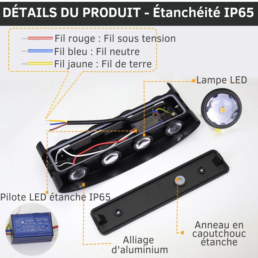 LUMINAIRE EXTERIEUR | LUMINA PRESTIGE™: LAMPES MURALES BLANCHES