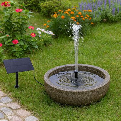 FONTAINE SOLAIRE | AQUASOLIS™: JET DÉCORATIF ÉNERGIE VERTE