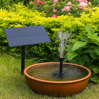 FONTAINE SOLAIRE | AQUASOLIS™: JET DÉCORATIF ÉNERGIE VERTE