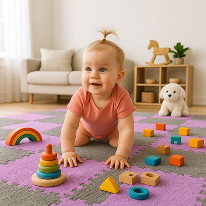 tapis de motricite bebe reflete personnalite offrant enfant