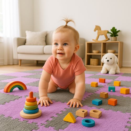 tapis de motricite bebe reflete personnalite offrant enfant