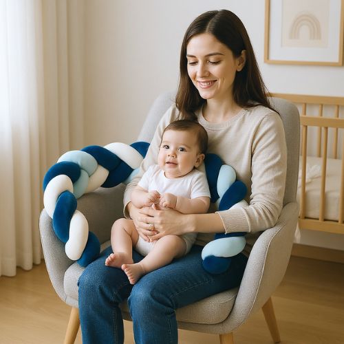 tresse de lit bebe parfaitement aligne