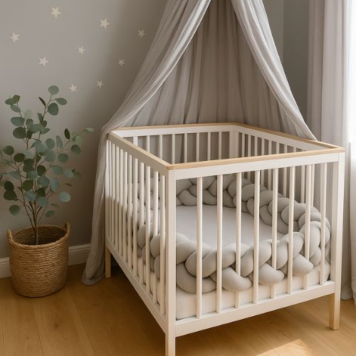 tresse de lit bebe profondeur visuelle
