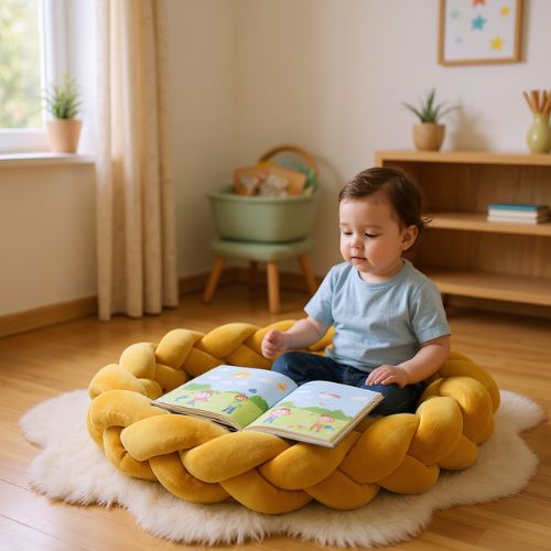 tresse de lit bebe tetine