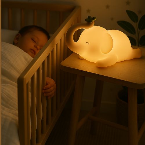 veilleuse bebe elephant gardien lumineux