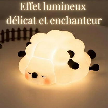 veilleuse bebe silicone non toxique mouton