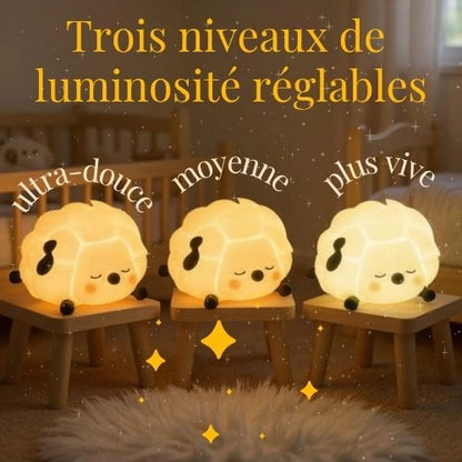 veilleuse bebe tactile 3 intensites mouton
