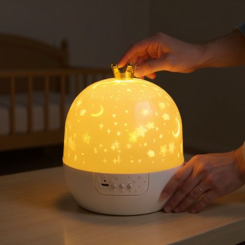 veilleuse musicale projecteur bebe anti anxiete nocturne
