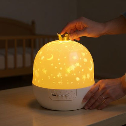 veilleuse musicale projecteur bebe anti anxiete nocturne